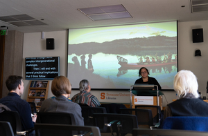 During the presentation, Watene displayed an image of her relatives and elaborated on the significance of Indigenous cultural connection with nature leading to the unveiling of a pivotal Māori philosophy: 